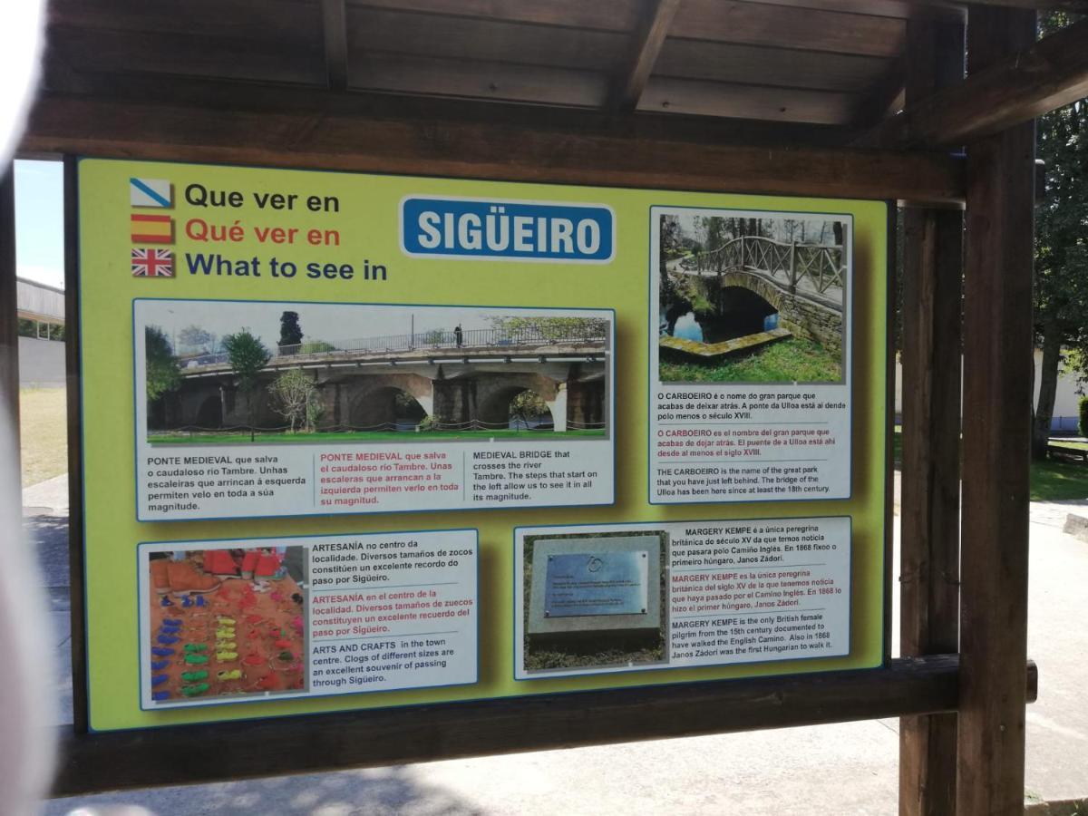 Alojamiento Camino Real Sigueiro Kültér fotó